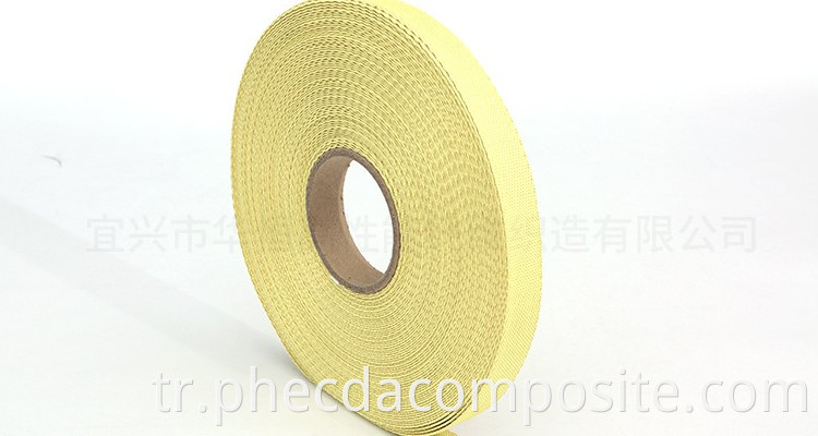 Aramid fiber woven tape